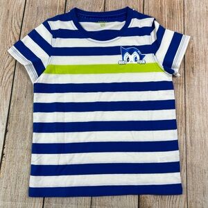 Astro Boy Mighty Atom Tokyo Blue White Striped T Shirt Kids Youth 8-9 Years